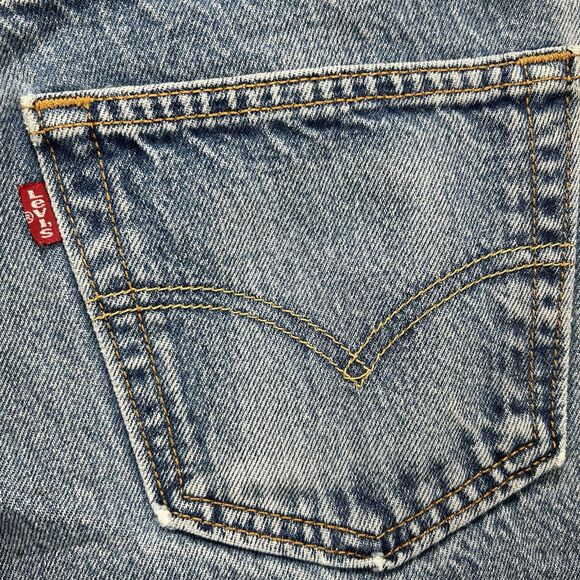 Vintage Levi’s 501 Men’s Jeans 38x32 (Actual 34x28.5) Blue Straight Y2K Grunge - Picture 7 of 14